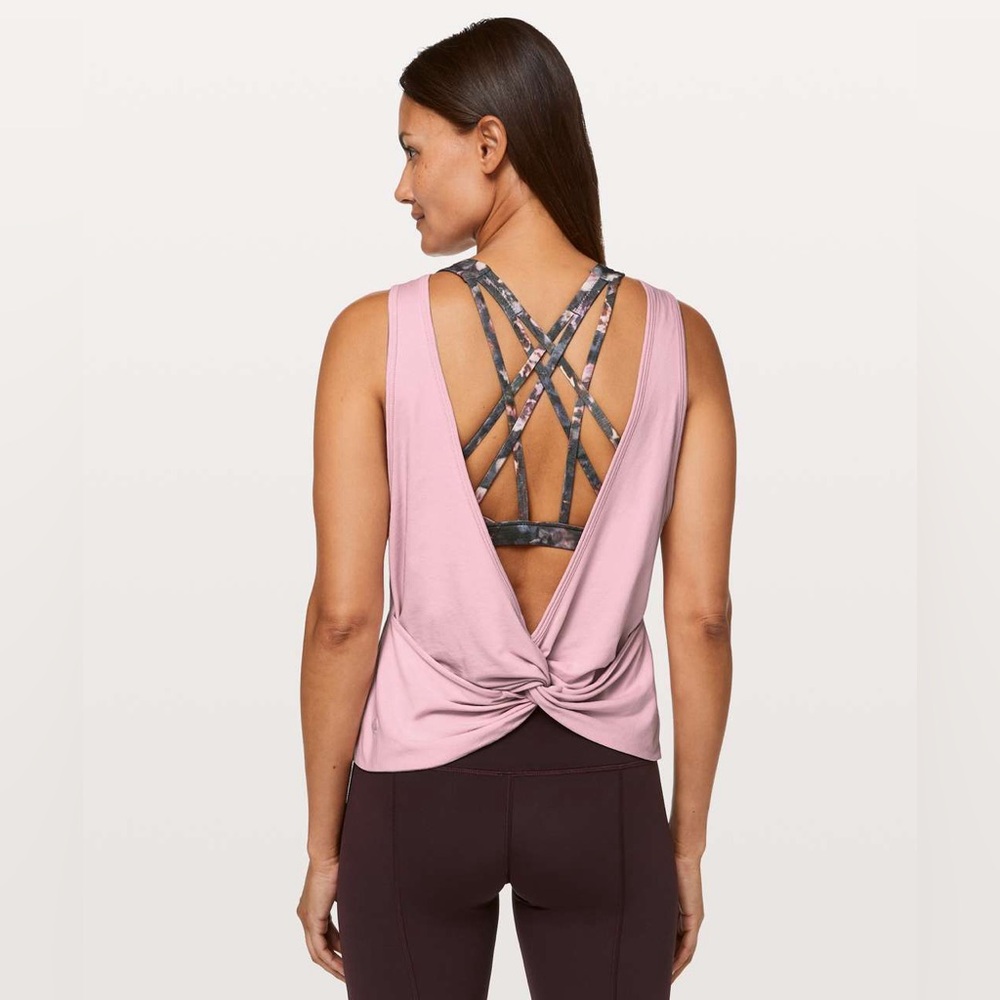 Lululemon Twist It Tank Petals Size 4/6